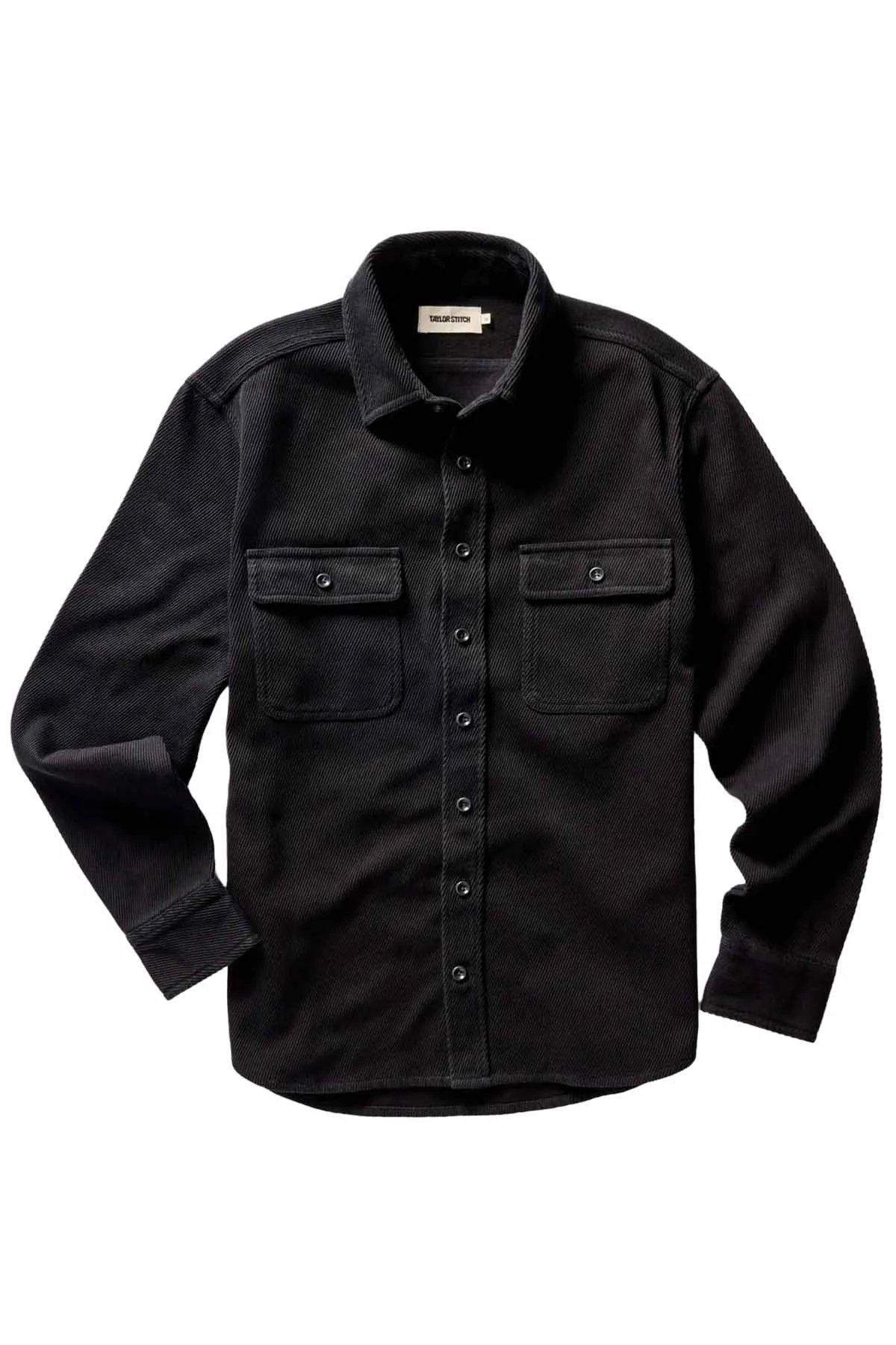 THE LEDGE SHIRT Coal Twill sold by REVOLVR Menswear