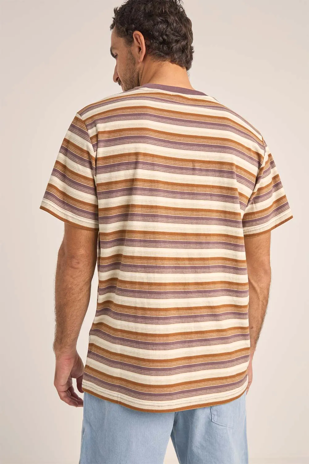 VINTAGE STRIPE TEE Cedar sold by REVOLVR Menswear product image thumbnail 4