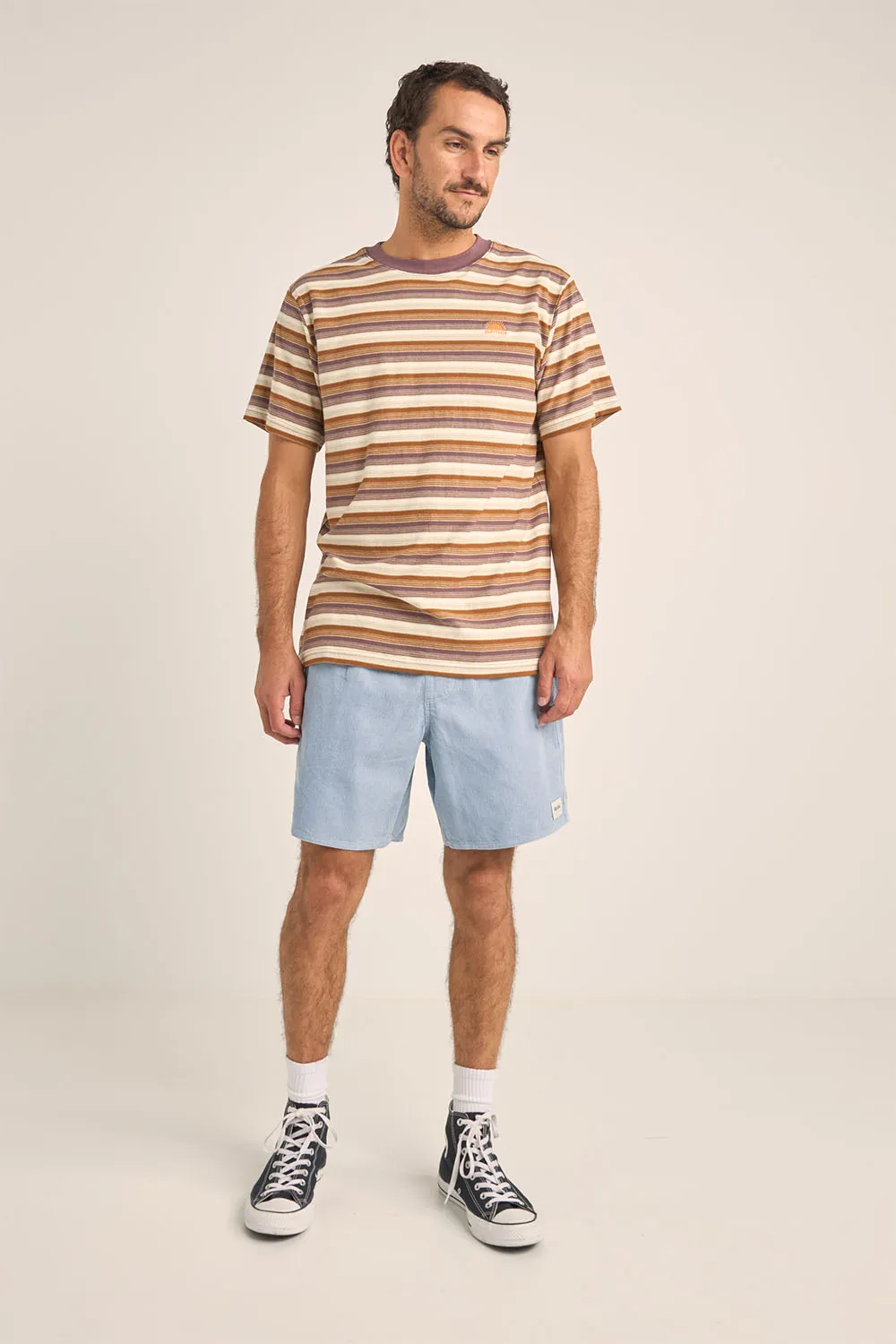 VINTAGE STRIPE TEE Cedar sold by REVOLVR Menswear product image thumbnail 2