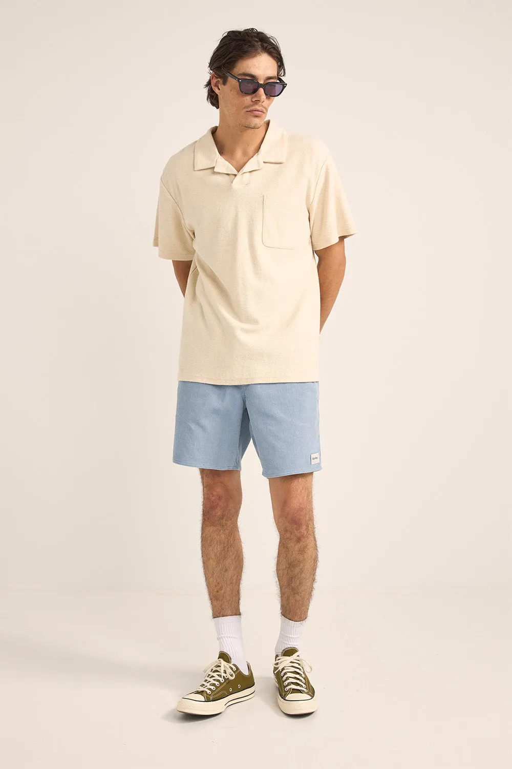 VINTAGE TERRY SS POLO Natural sold by REVOLVR Menswear product image thumbnail 4