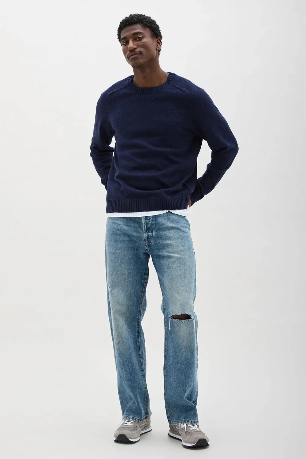 NOEL SWEATER Blue Nights sold by REVOLVR Menswear product image thumbnail 3