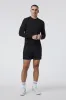 PONTO PERFORMANCE CREW Black Heather sold by REVOLVR Menswear