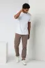 OPTIMIST 5 PKT CORD PANT Chocolate Milk sold by REVOLVR Menswear