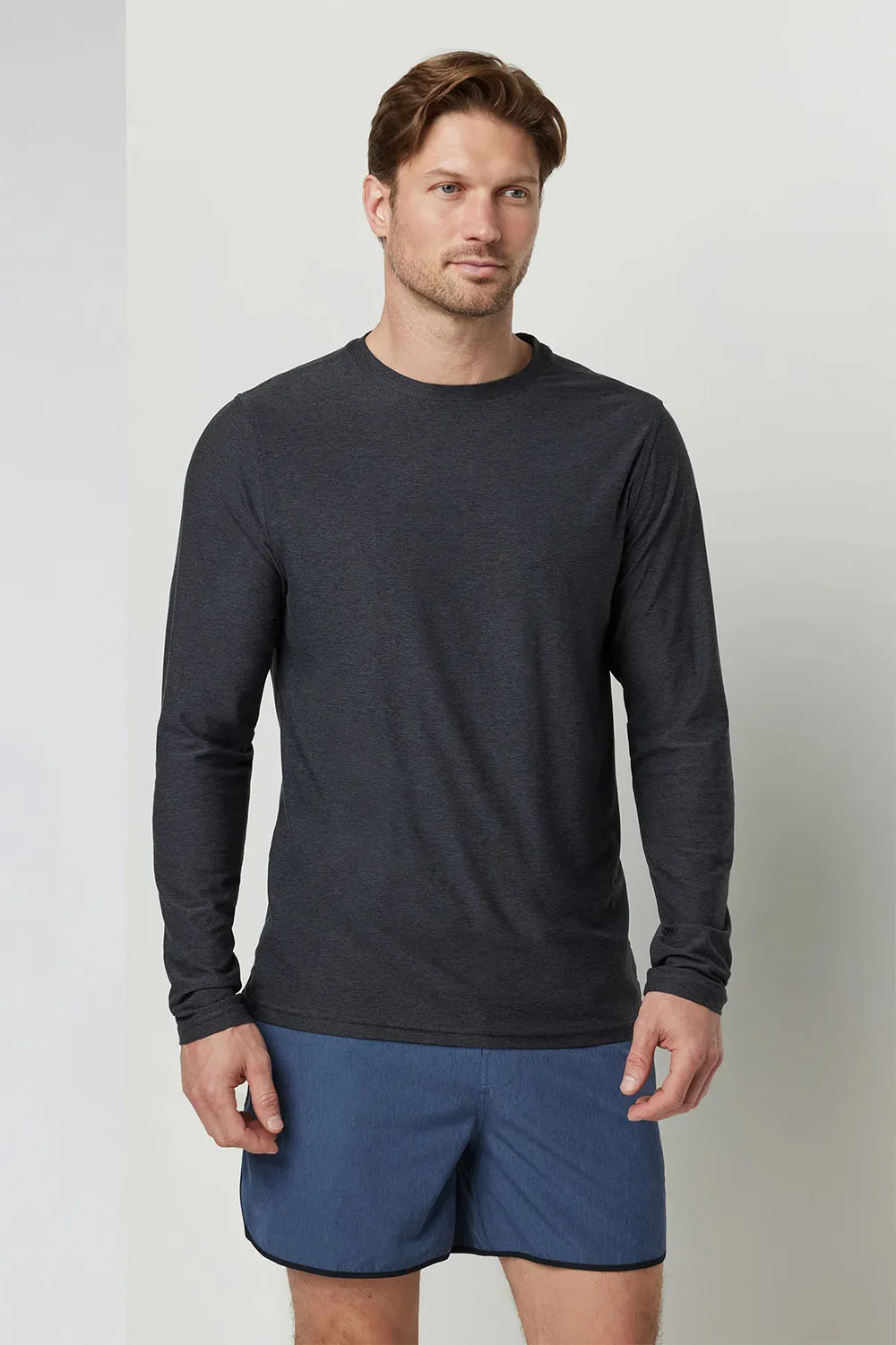 LS STRATO TECH TEE Charcoal Heather sold by REVOLVR Menswear product image thumbnail 2