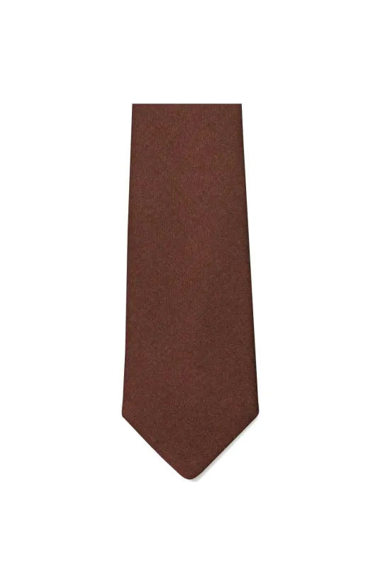 THE STEWART TIE Rust made by REVOLVR Menswear