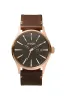 SENTRY LEATHER - ROSE GOLD/GUNMETAL sold by REVOLVR Menswear