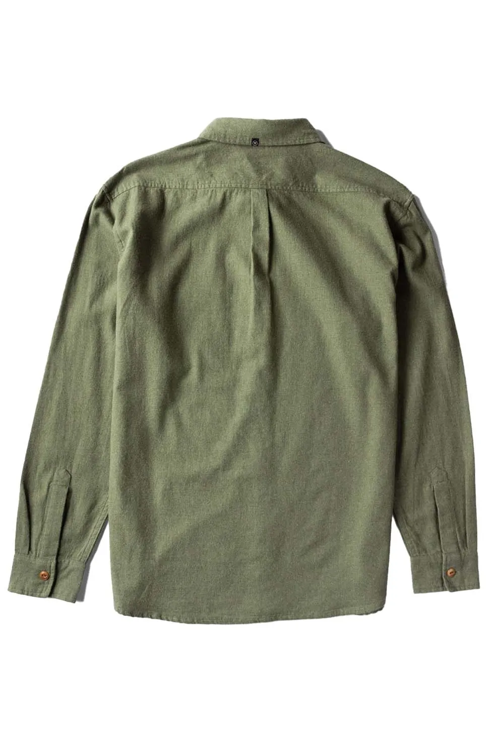 GO TO LS SHIRT Olive Heather sold by REVOLVR Menswear product image thumbnail 2