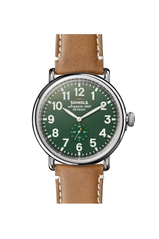 RUNWELL 47mm - GREEN/BROWN sold by REVOLVR Menswear