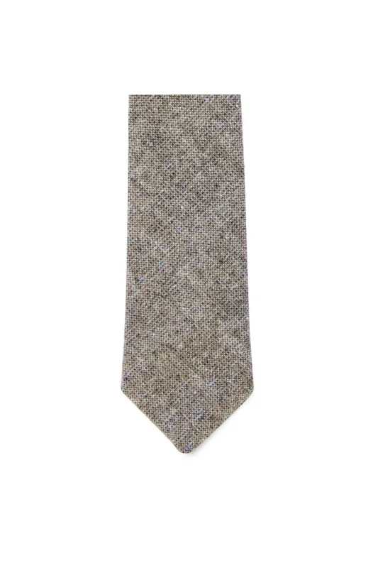 THE WILLIAM TIE Brown Tweed made by REVOLVR Menswear