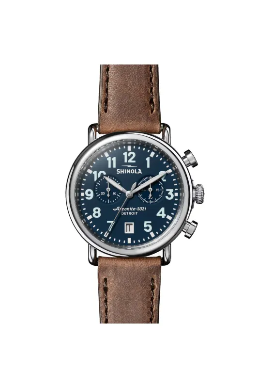 RUNWELL CHRONO 41mm - MIDNIGHT BLUE sold by REVOLVR Menswear