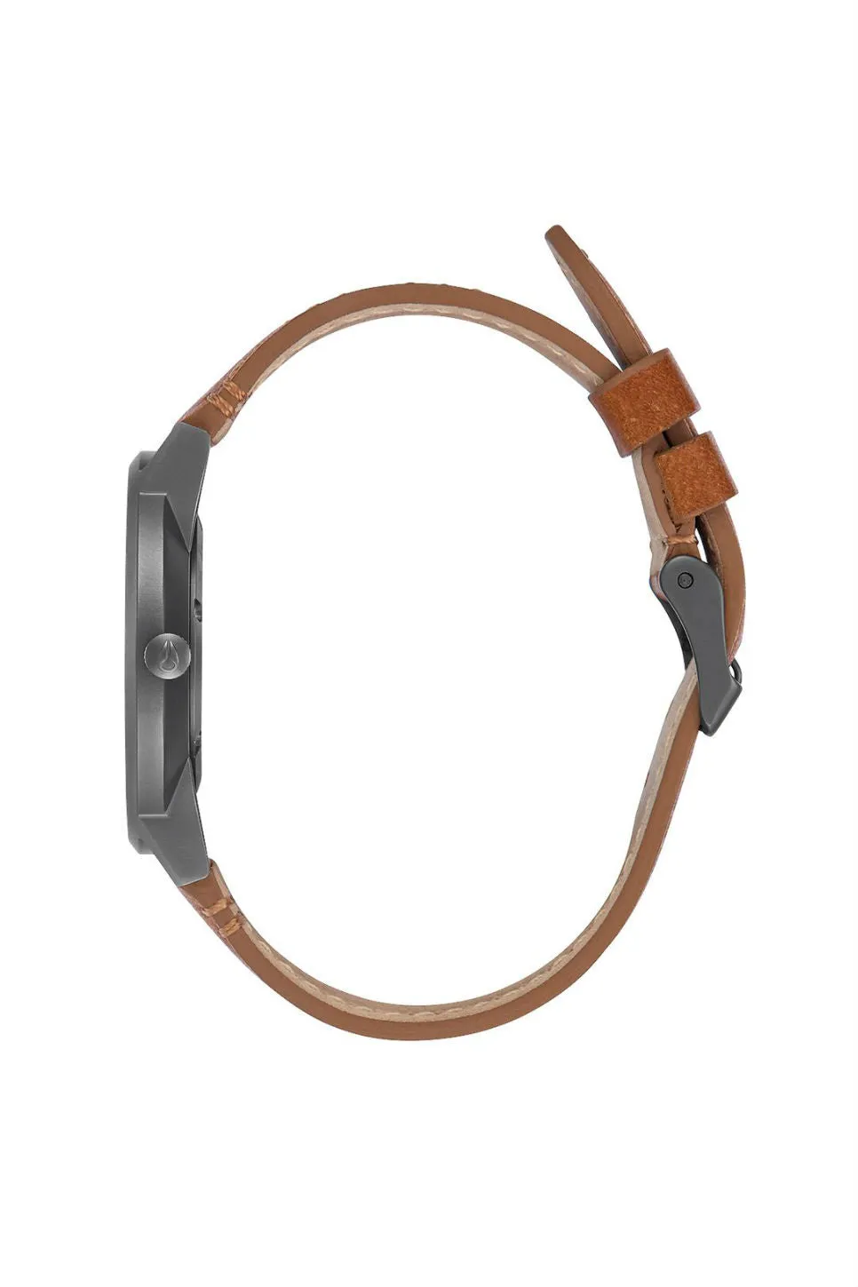 PORTER LEATHER WATCH - GUNMETAL/CHARCOAL/TAUPE sold by REVOLVR Menswear product image thumbnail 2