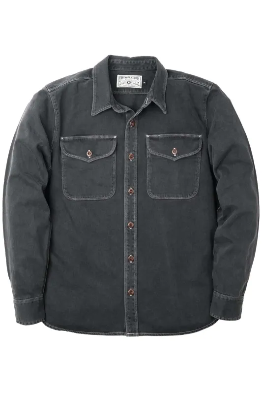 FREENOTE UTILITY SHIRT Charcoal sold by REVOLVR Menswear
