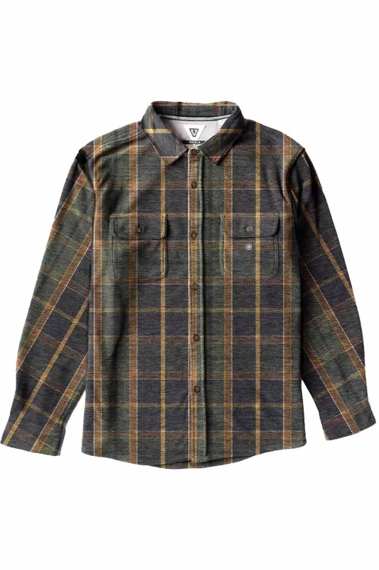 ECO-ZY LS POLAR FLANNEL Dark Olive sold by REVOLVR Menswear