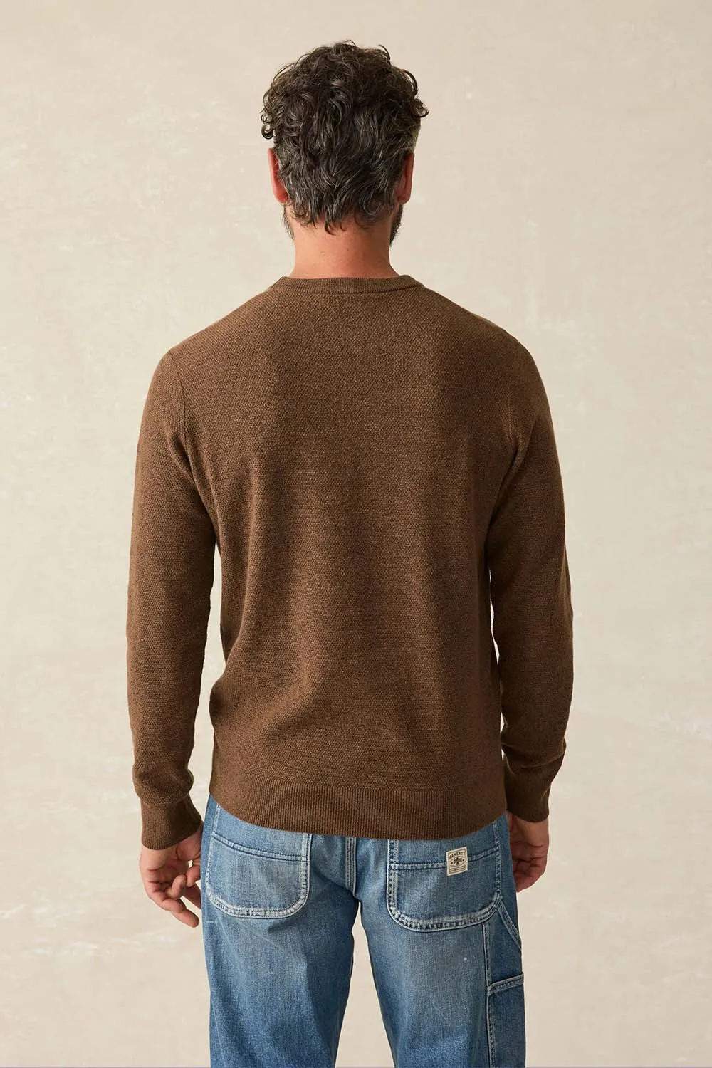 JACKSON CREW SWEATER Trail Brown Heather sold by REVOLVR Menswear product image thumbnail 2
