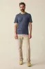 SUNWASHED POCKET TEE Dune Navy sold by REVOLVR Menswear