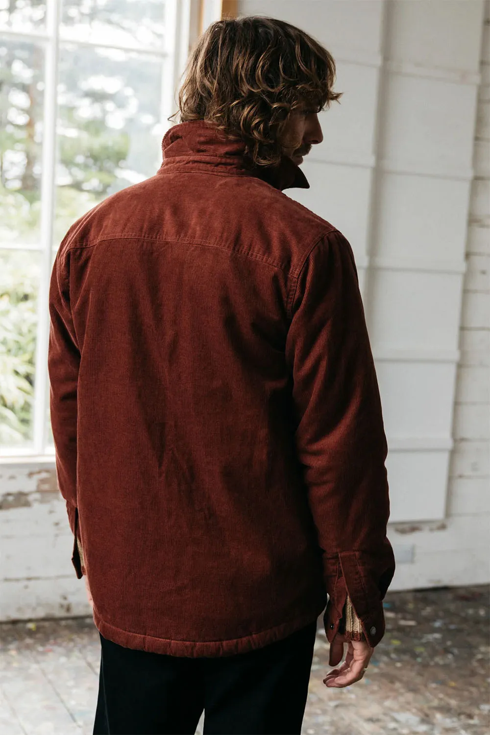 RIGGER FLEECE LINED JACKET Dark Rosewood sold by REVOLVR Menswear product image thumbnail 3