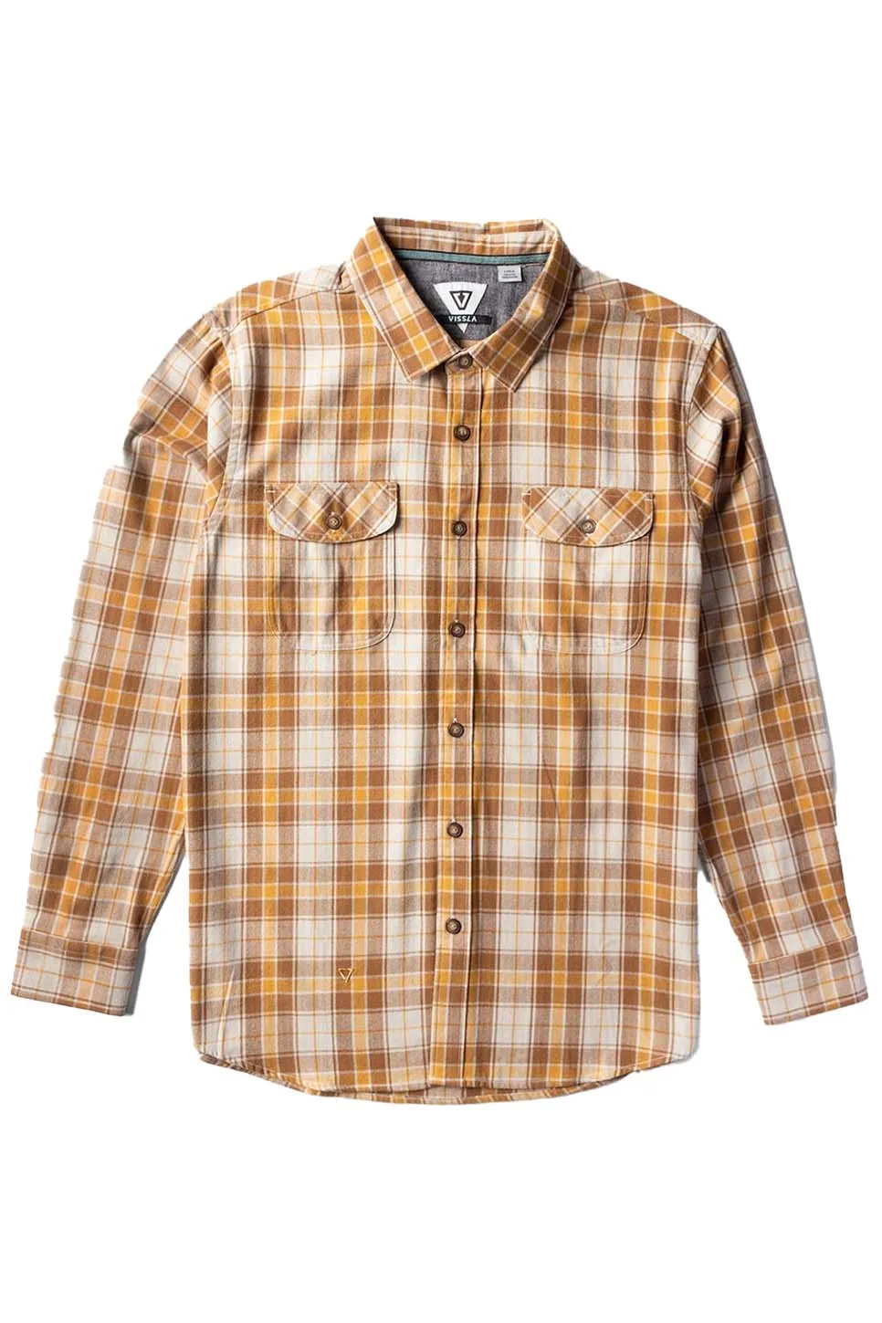 CENTRAL COAST ECO LS FLANNEL Dune sold by REVOLVR Menswear