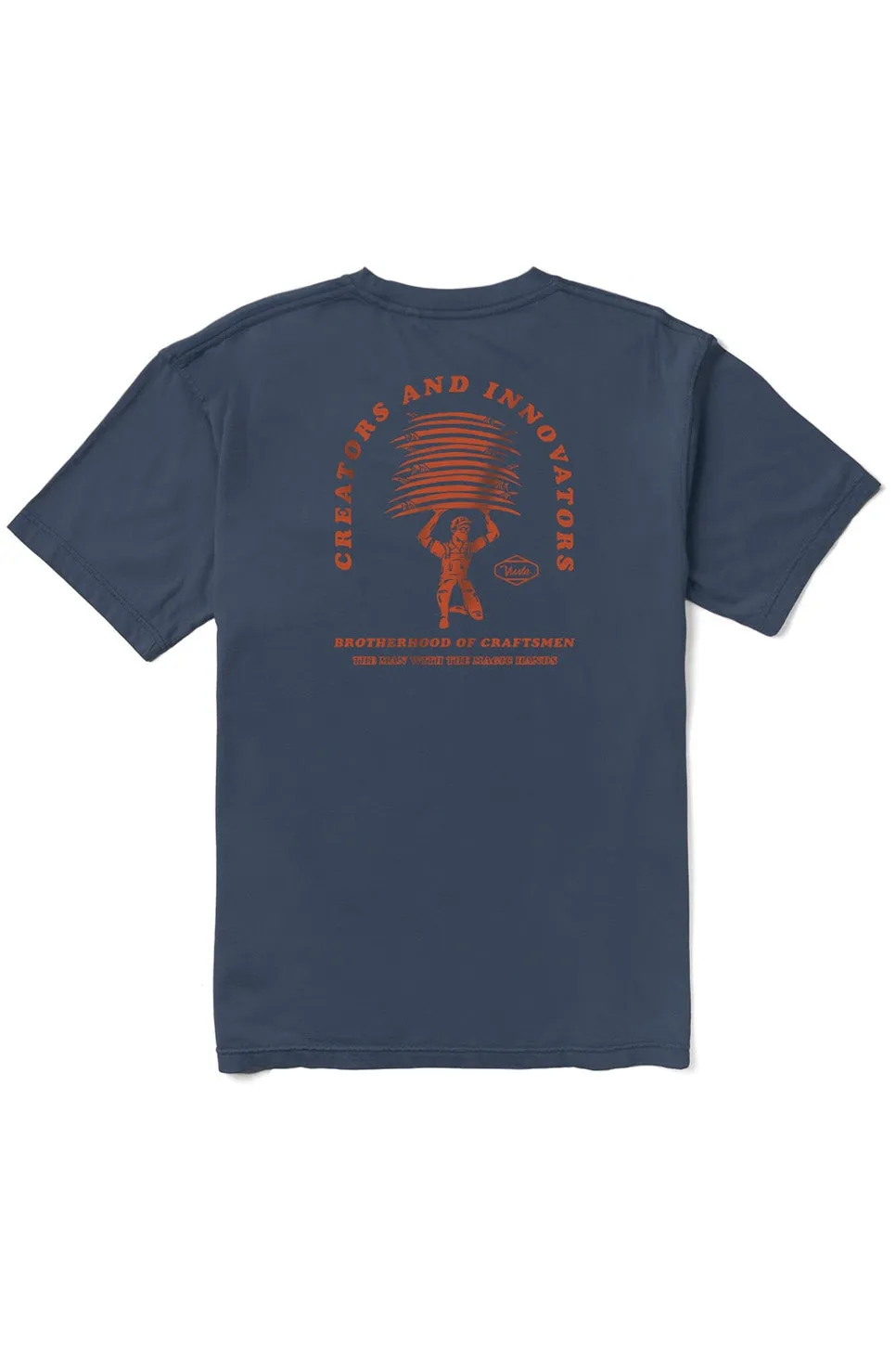 MAGIC HANDS PKT TEE Navy sold by REVOLVR Menswear product image thumbnail 2