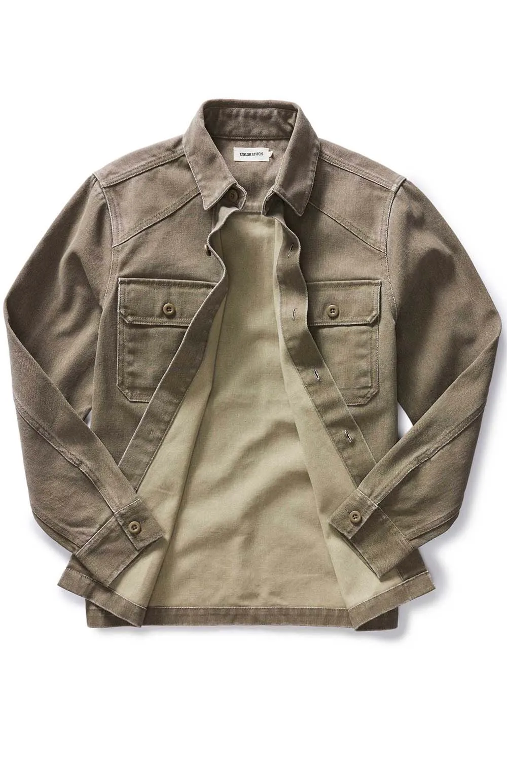 THE SHOP SHIRT Stone Chipped Canvas sold by REVOLVR Menswear product image thumbnail 3