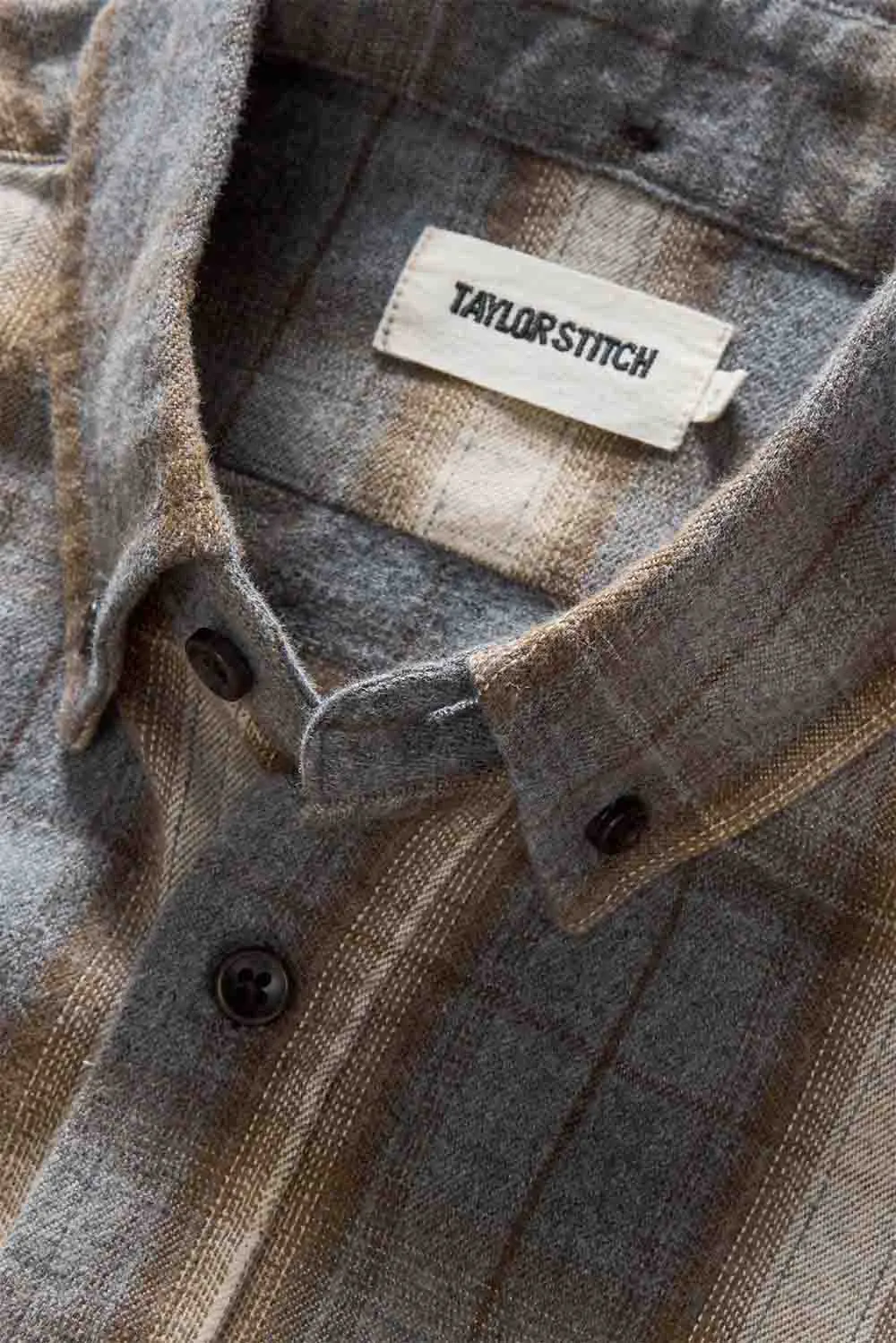 THE JACK Brushed Heather Grey Plaid sold by REVOLVR Menswear product image thumbnail 3