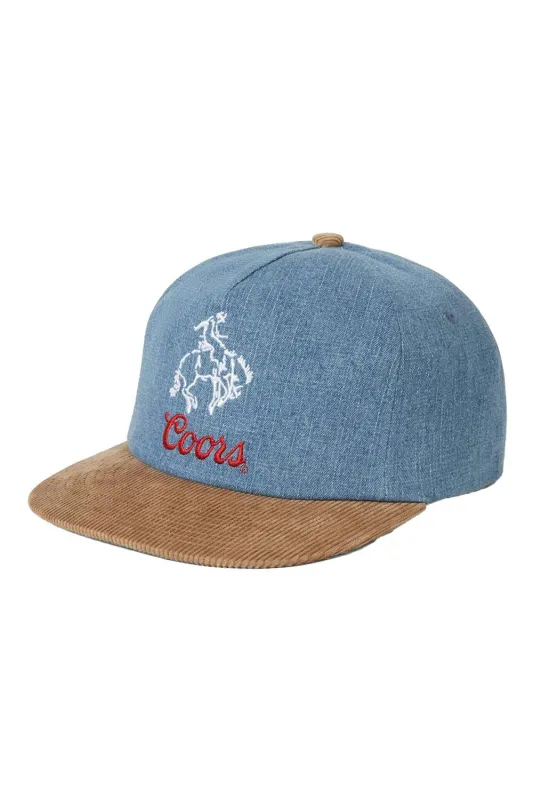 COORS COLT SNAPBACK Washed Denim/Sand sold by REVOLVR Menswear