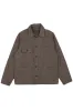WOOL BLEND CHORE COAT Brown sold by REVOLVR Menswear