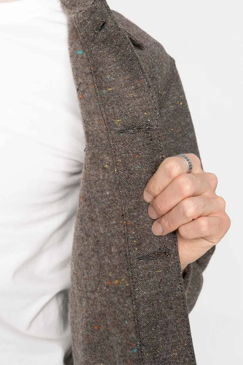 WOOL BLEND CHORE COAT Brown sold by REVOLVR Menswear product image thumbnail 5