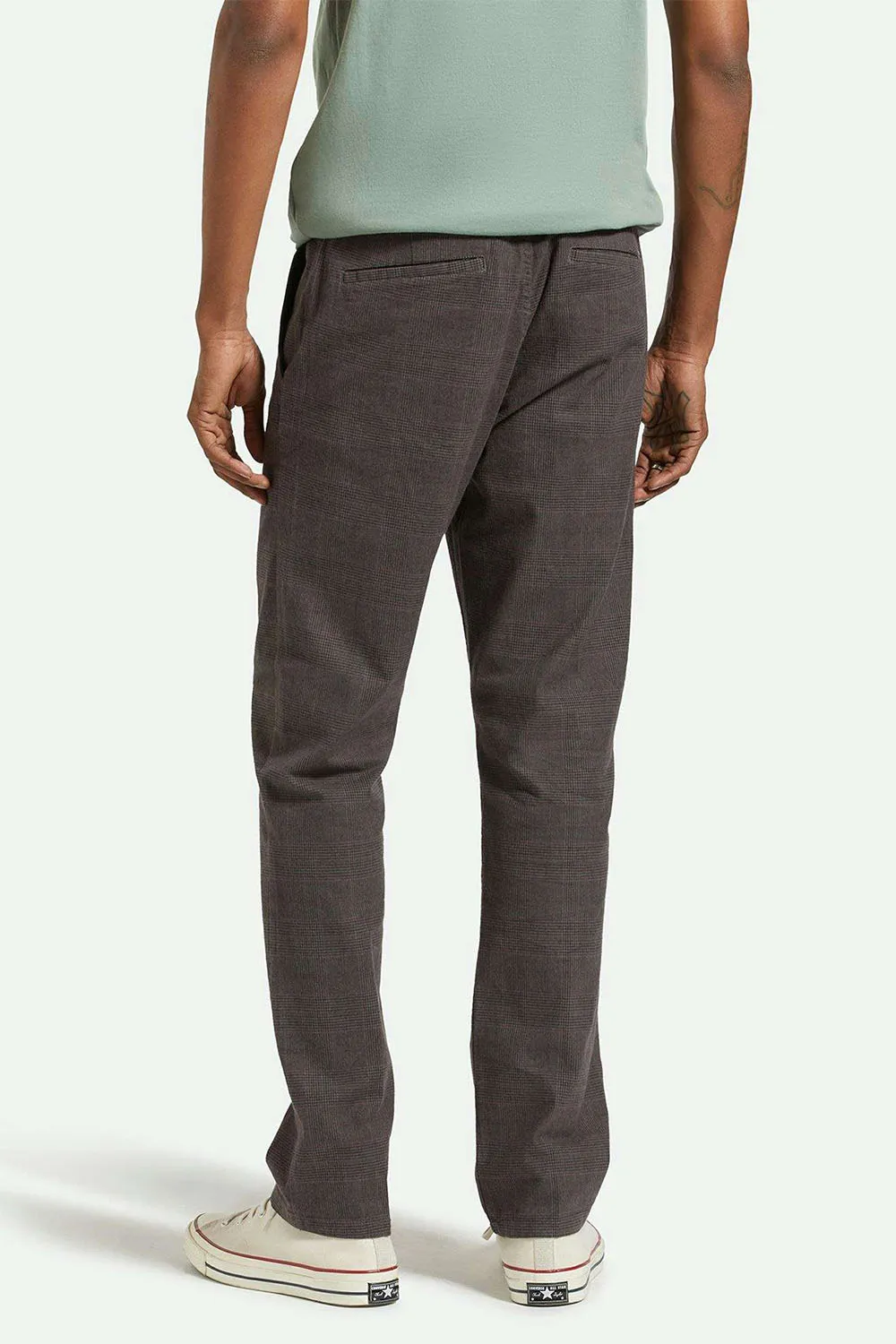 CHOICE CHINO REGULAR PANT Black Houndstooth sold by REVOLVR Menswear product image thumbnail 3