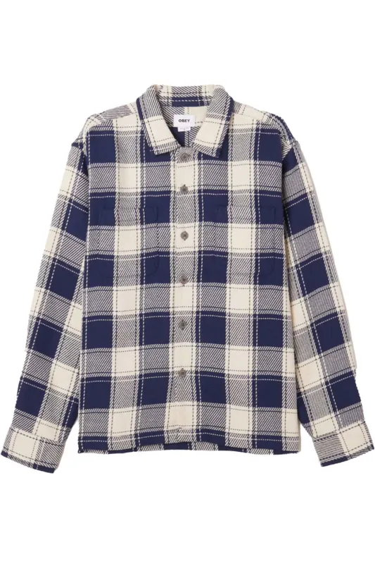 ECHOS WOVEN Academy Navy Multi sold by REVOLVR Menswear