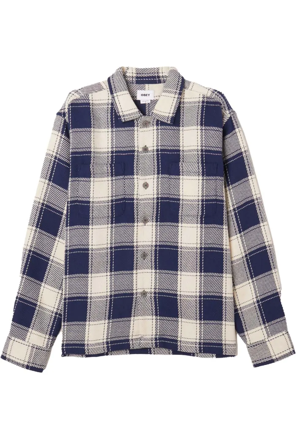 ECHOS WOVEN Academy Navy Multi sold by REVOLVR Menswear