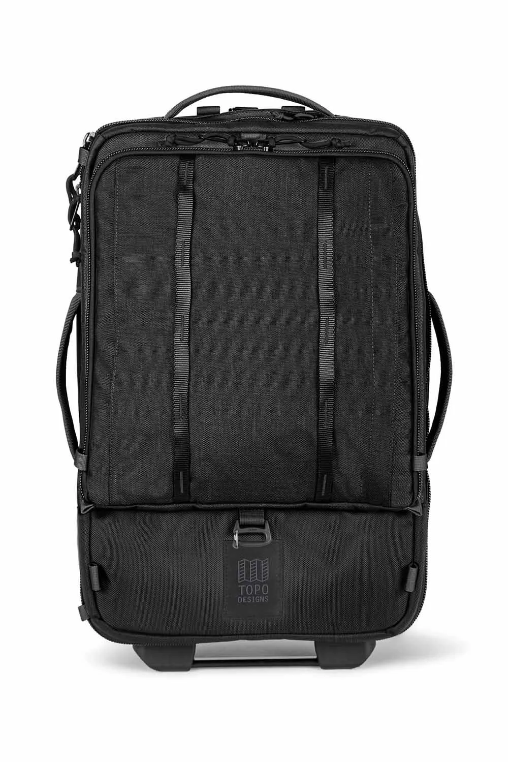 GLOBAL TRAVEL BAG ROLLER Black/Black sold by REVOLVR Menswear