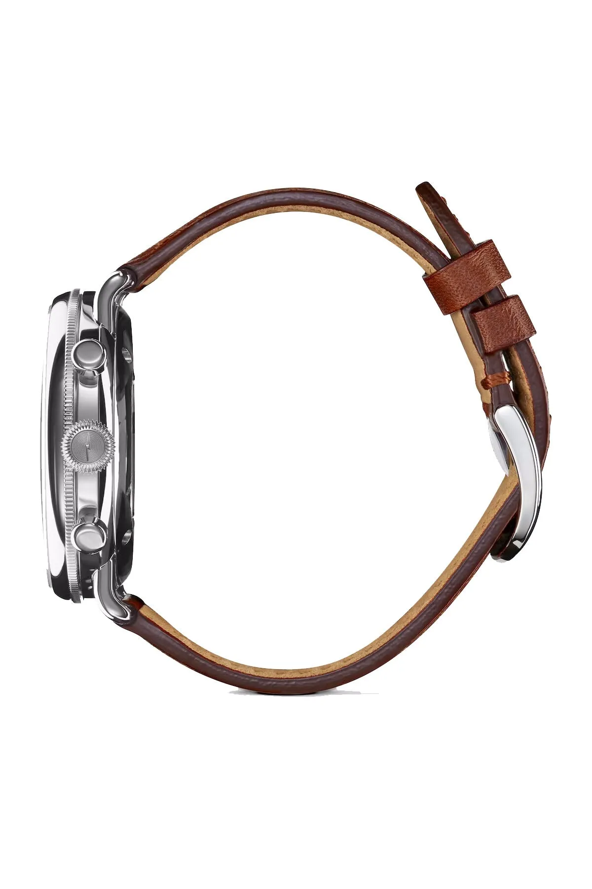 CANFIELD CHRONO 43mm - MIDNIGHT/COGNAC sold by REVOLVR Menswear product image thumbnail 3