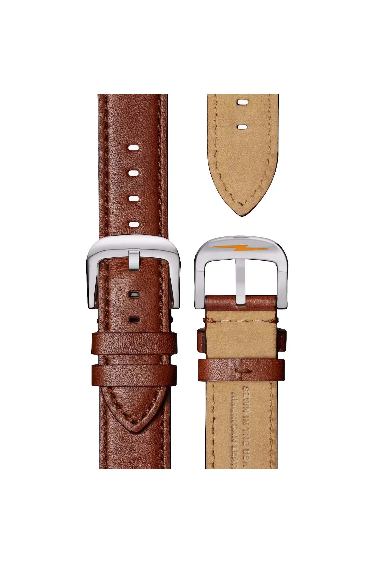 CANFIELD CHRONO 43mm - MIDNIGHT/COGNAC sold by REVOLVR Menswear product image thumbnail 5