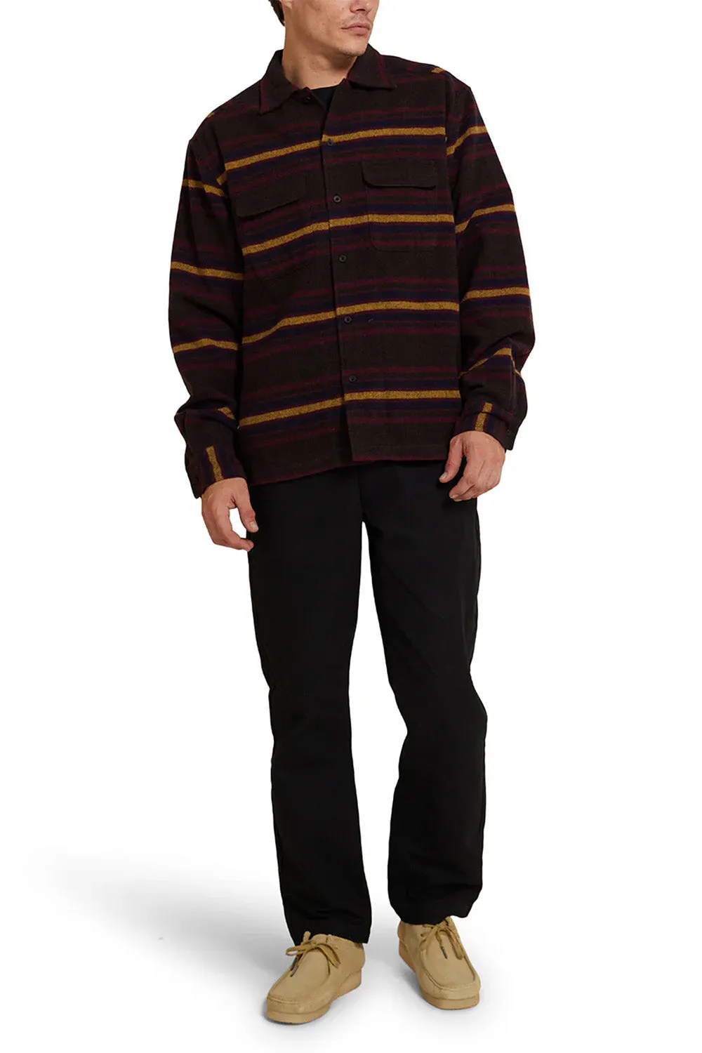 MOTO STRIPE SHIRT Multi Stripe sold by REVOLVR Menswear product image thumbnail 4