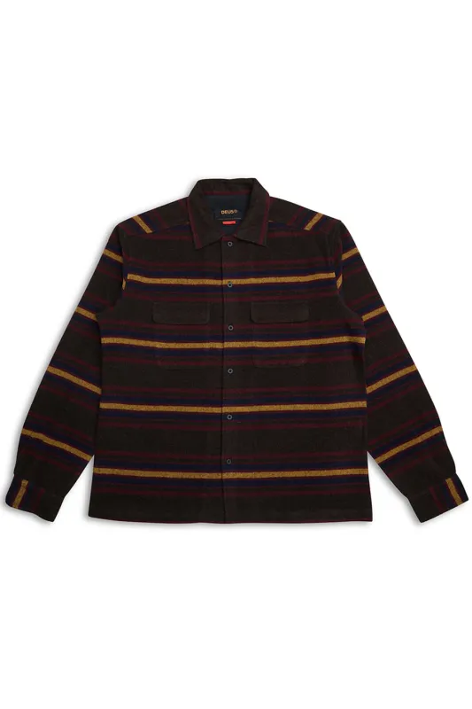 MOTO STRIPE SHIRT Multi Stripe sold by REVOLVR Menswear