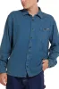 KEON FLANNEL SHIRT Moroccan Blue sold by REVOLVR Menswear