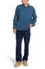 KEON FLANNEL SHIRT Moroccan Blue sold by REVOLVR Menswear