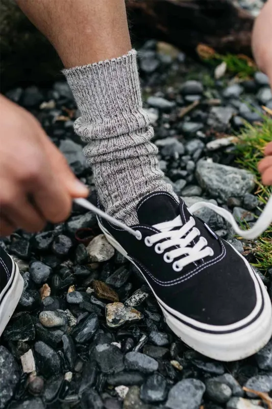 KELSON SOCK Seal Brown Marl sold by REVOLVR Menswear