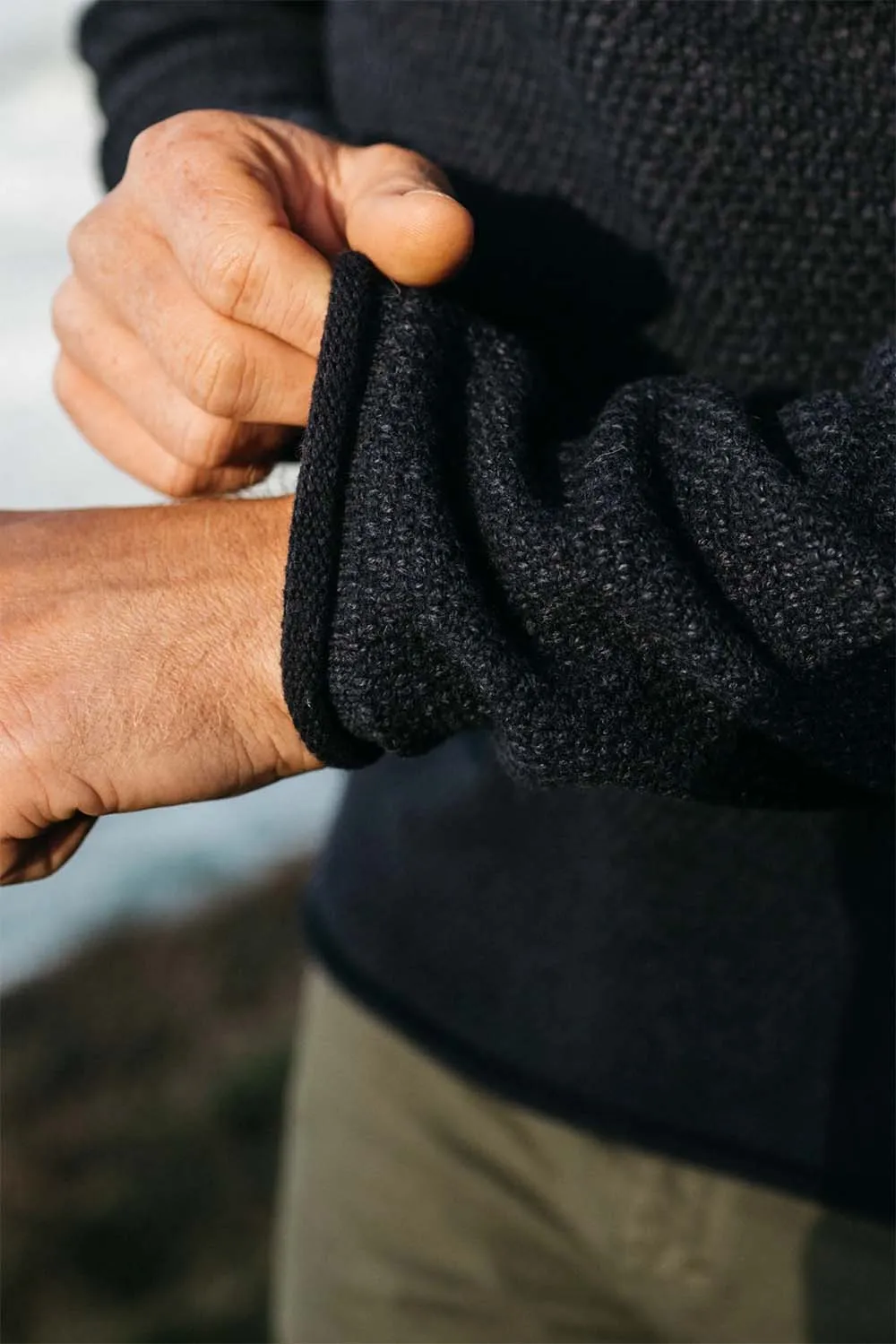 BARENTS JUMPER Indigo sold by REVOLVR Menswear product image thumbnail 4