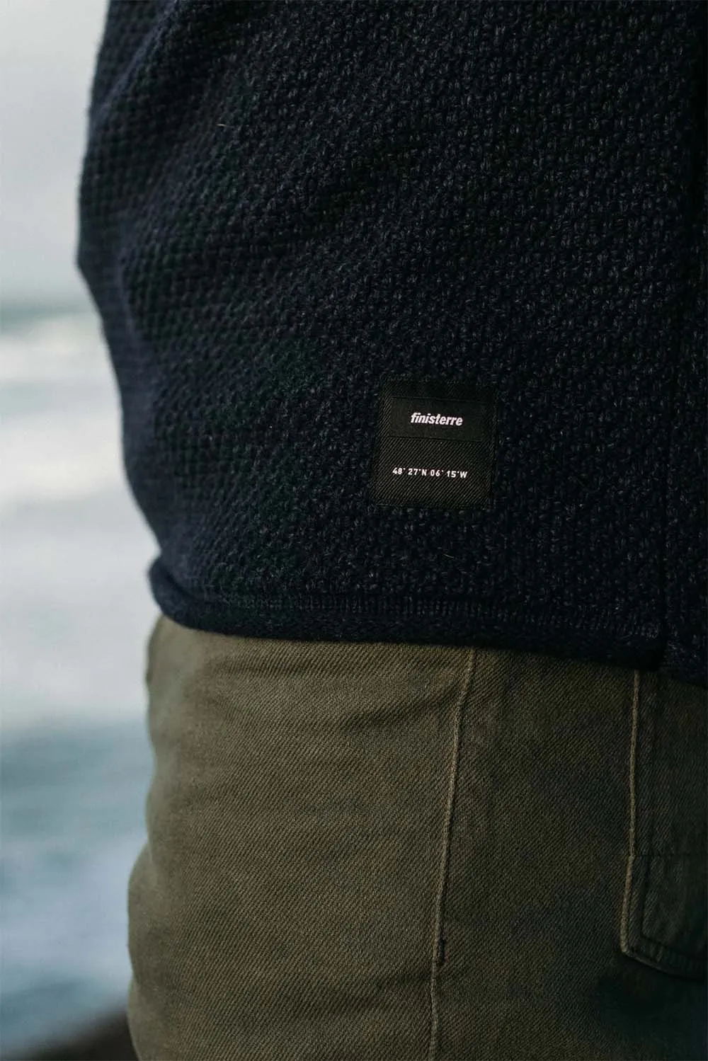 BARENTS JUMPER Indigo sold by REVOLVR Menswear product image thumbnail 5