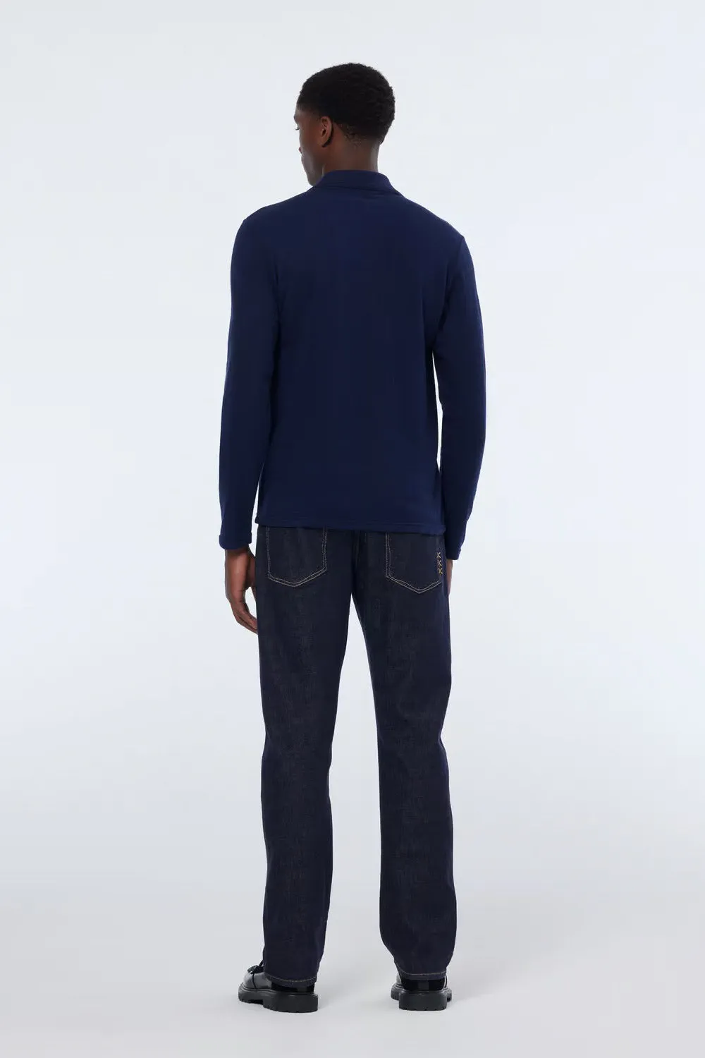 CHEST POCKET POLO Navy sold by REVOLVR Menswear product image thumbnail 4