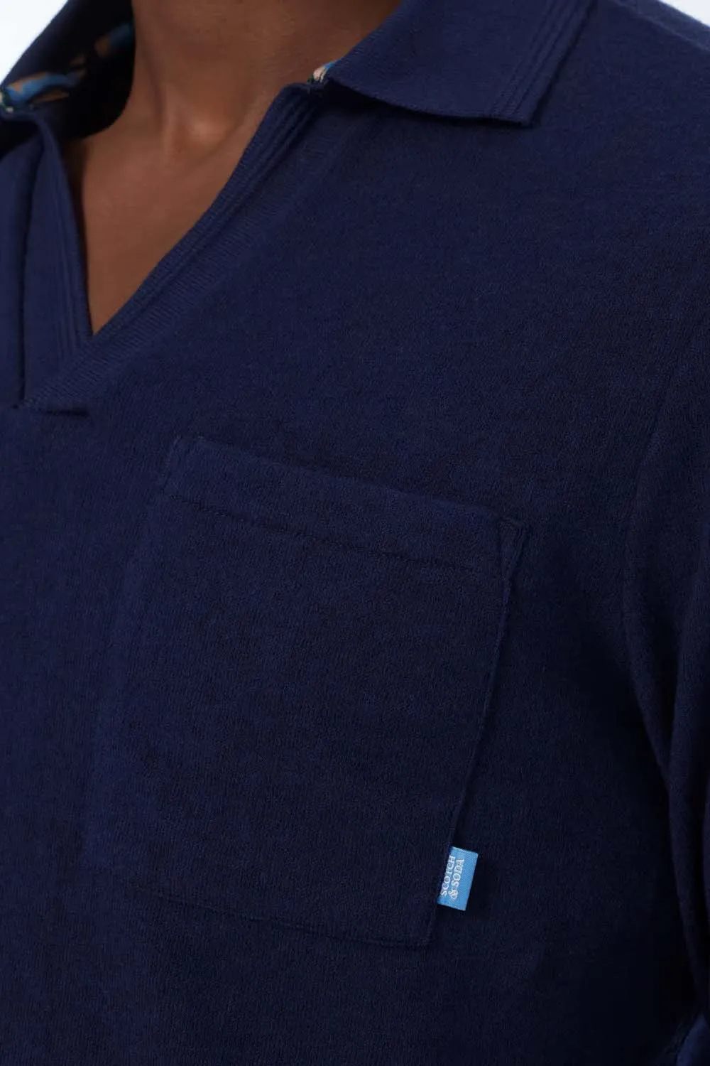CHEST POCKET POLO Navy sold by REVOLVR Menswear product image thumbnail 5
