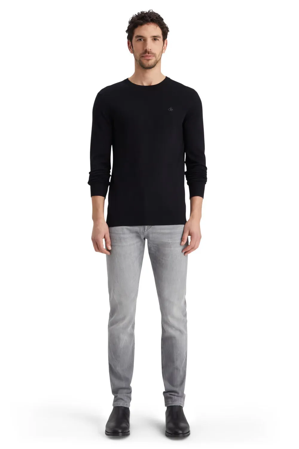 VISCOSE PULLOVER CREWNECK Black sold by REVOLVR Menswear product image thumbnail 4