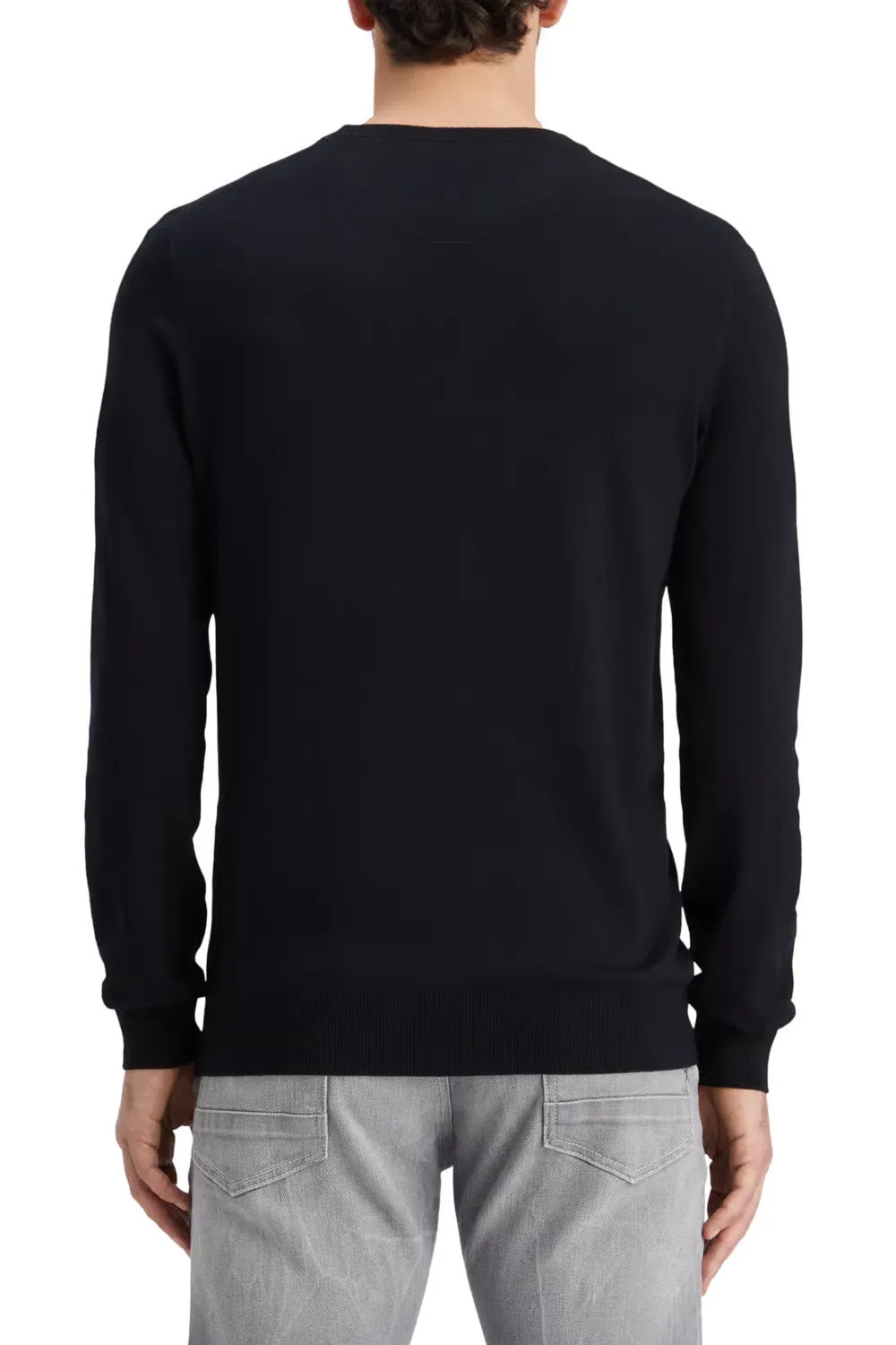 VISCOSE PULLOVER CREWNECK Black sold by REVOLVR Menswear product image thumbnail 3