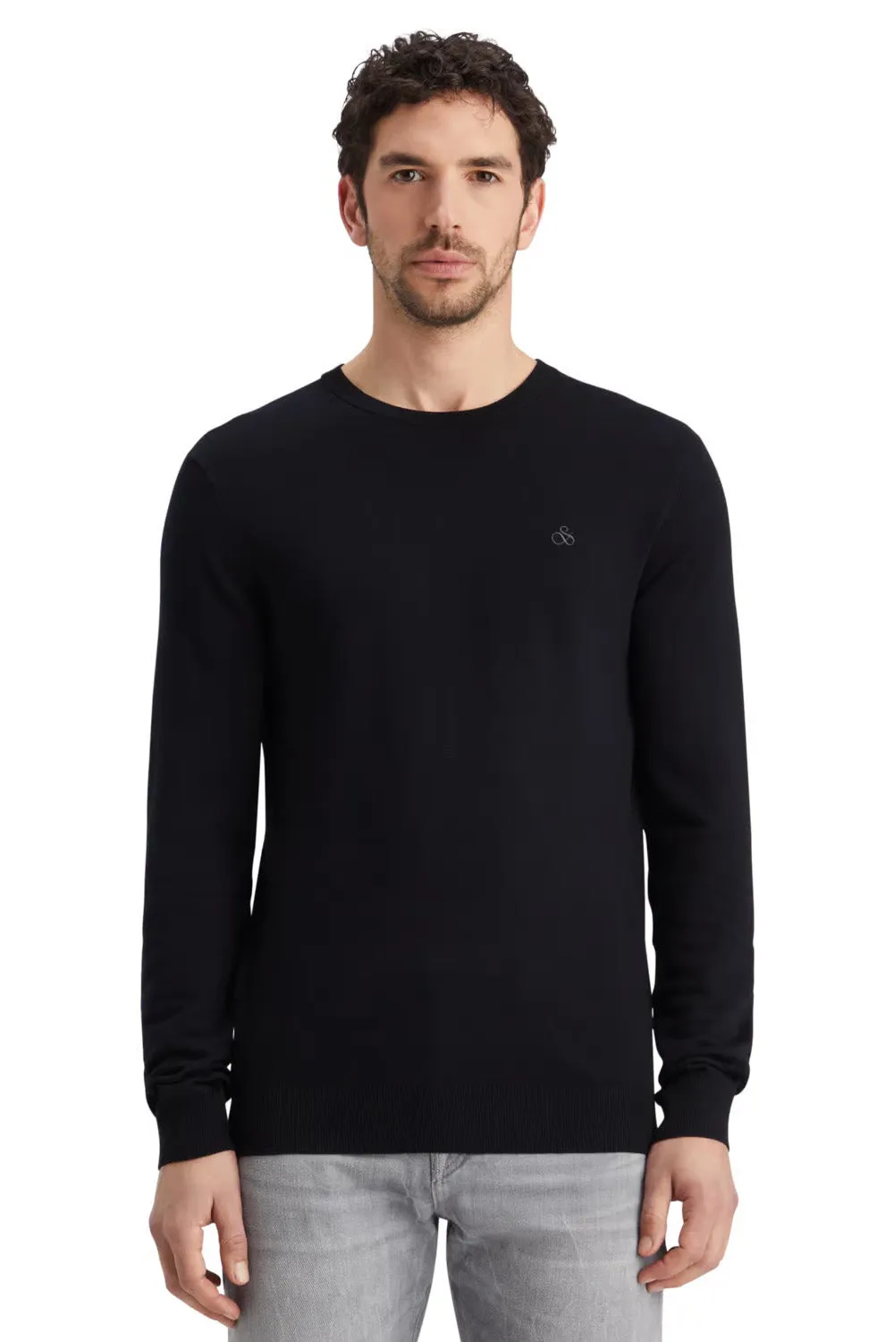 VISCOSE PULLOVER CREWNECK Black sold by REVOLVR Menswear product image thumbnail 2