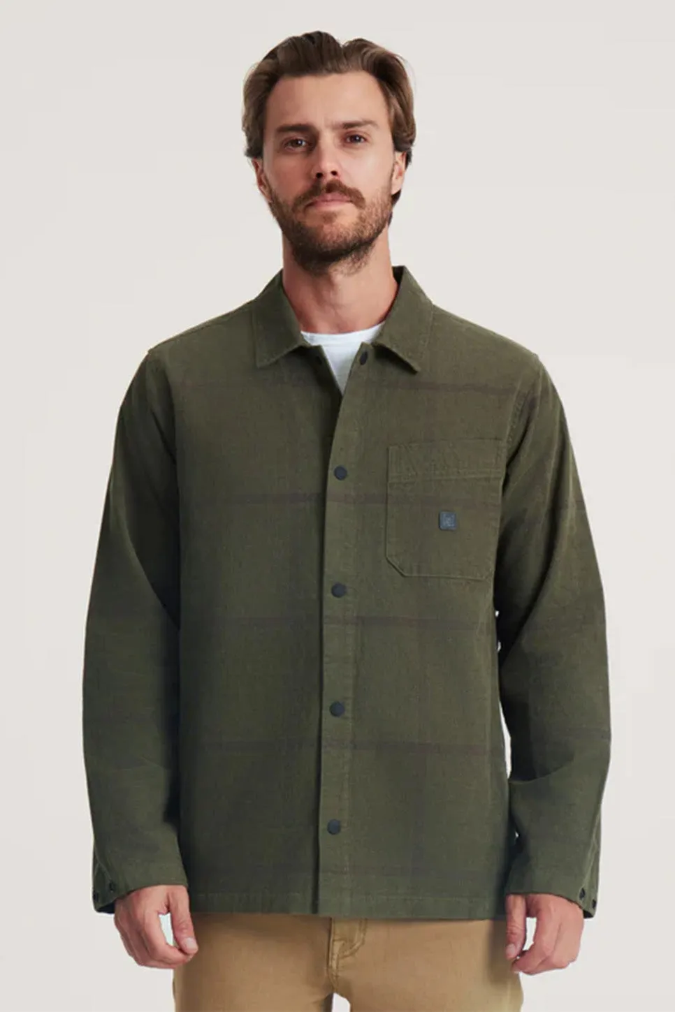 CORDLORD OVERSHIRT Dark Military sold by REVOLVR Menswear product image thumbnail 2