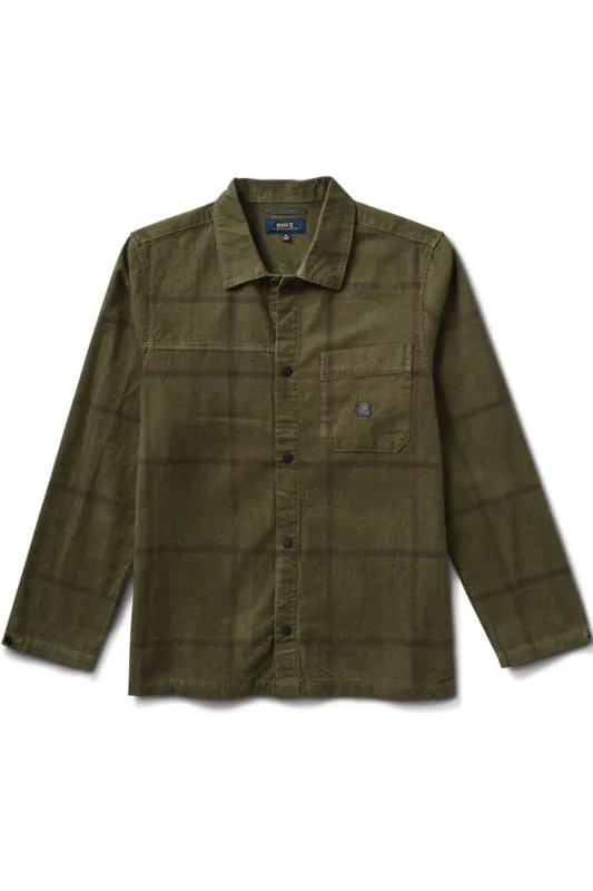 CORDLORD OVERSHIRT Dark Military sold by REVOLVR Menswear