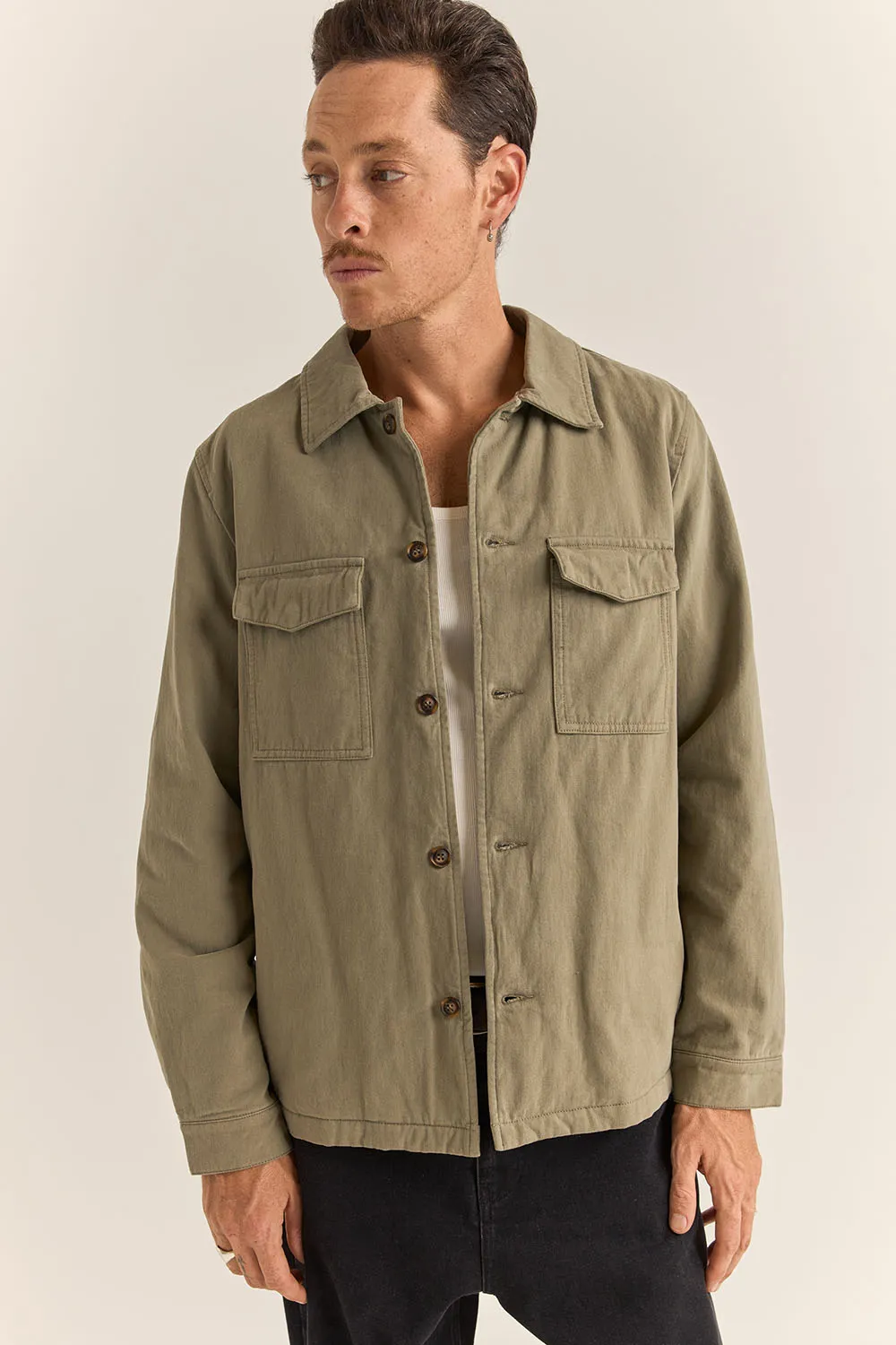 INSULATED OVERSHIRT Fatigue sold by REVOLVR Menswear product image thumbnail 2