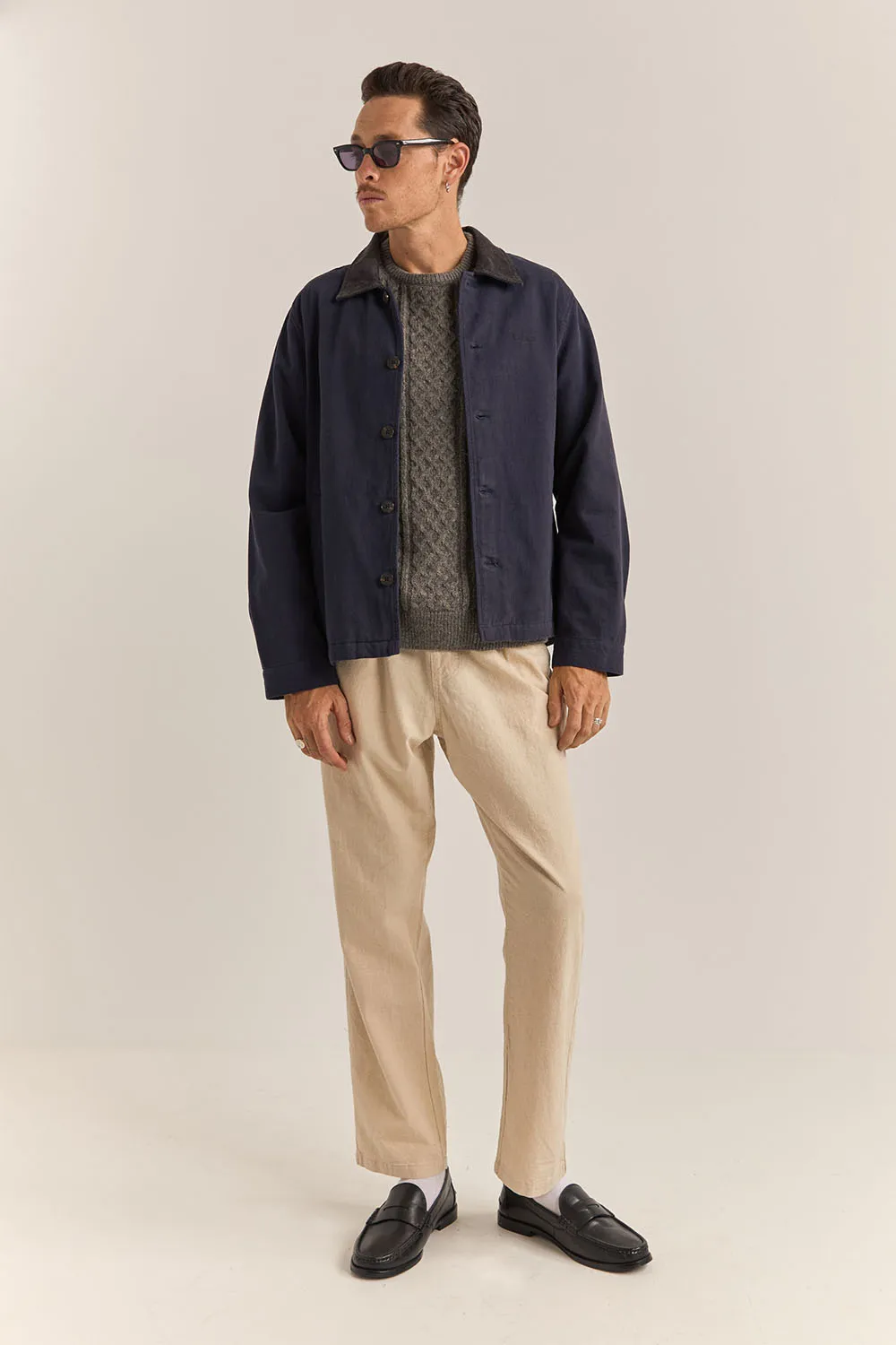 LANGLEY JACKET Dark Navy sold by REVOLVR Menswear product image thumbnail 5