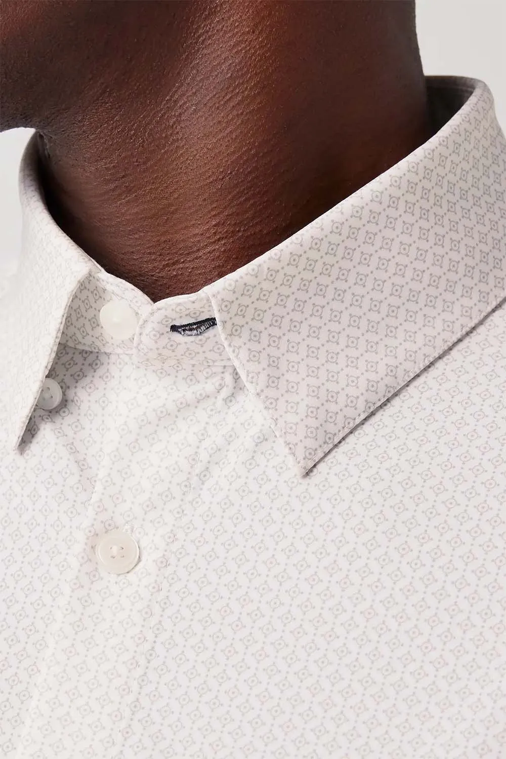 LEEWARD LS White Circle Texture sold by REVOLVR Menswear product image thumbnail 4